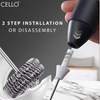 Cello Milk Frother – Rechargeable Handheld Coffee Frother & Beater for Cold Coffee, Lattes, and More