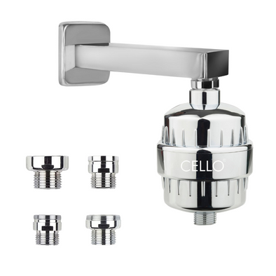 Cello Tap & Shower Filter for Hard Water – 20 Stage Filtration System